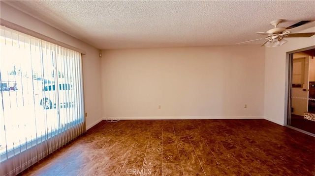 28821 Del Monte Dr, Menifee, CA 92586 - unfurnished room featuring a ceiling fan and a textured ceiling