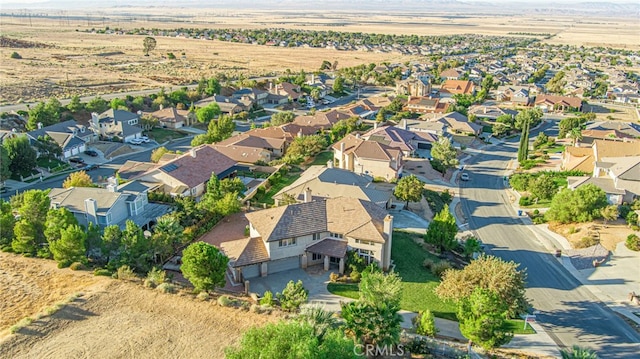 bird's eye view featuring a residential view