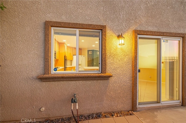 41445 Terrazzo Dr, Palmdale, CA 93551 - property entrance featuring stucco siding