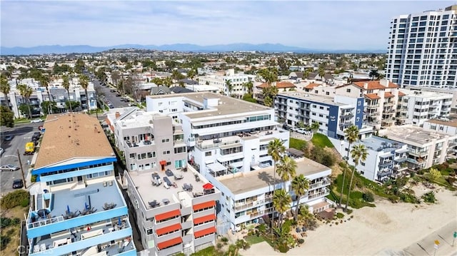 drone / aerial view with a view of city