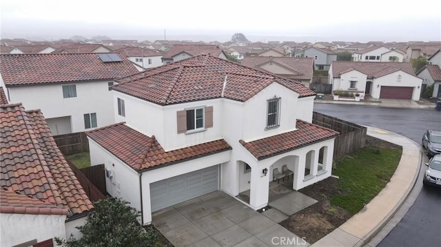 drone / aerial view featuring a residential view