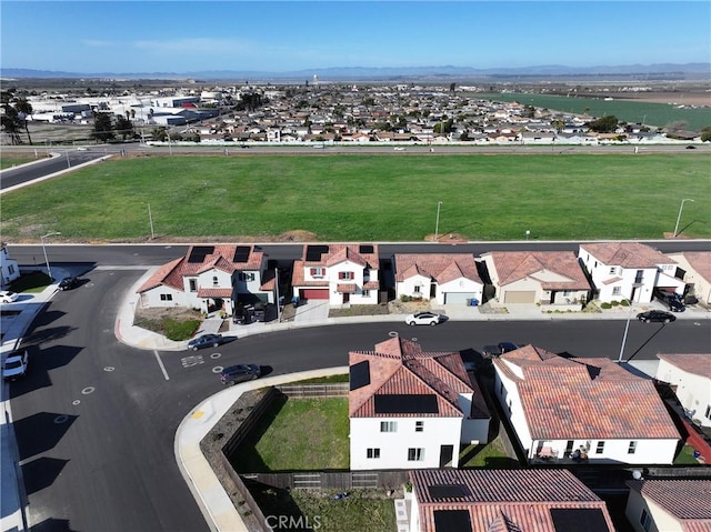 bird's eye view featuring a residential view