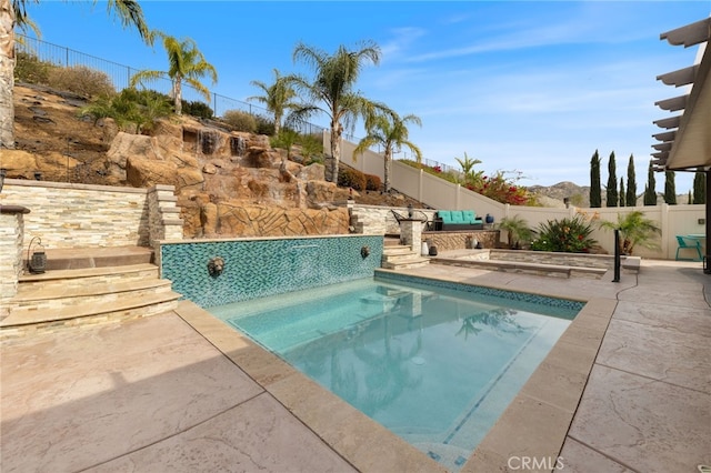 20900 Center St, Riverside, CA 92507 - view of swimming pool featuring a patio
