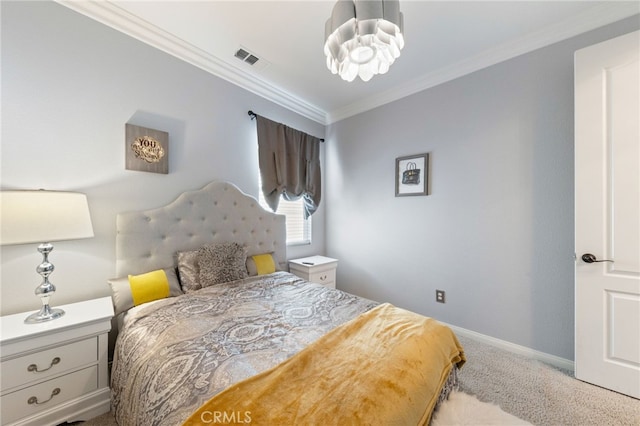20900 Center St, Riverside, CA 92507 - bedroom featuring carpet and crown molding