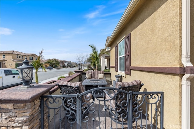20900 Center St, Riverside, CA 92507 - view of side of property with stucco siding and a residential view