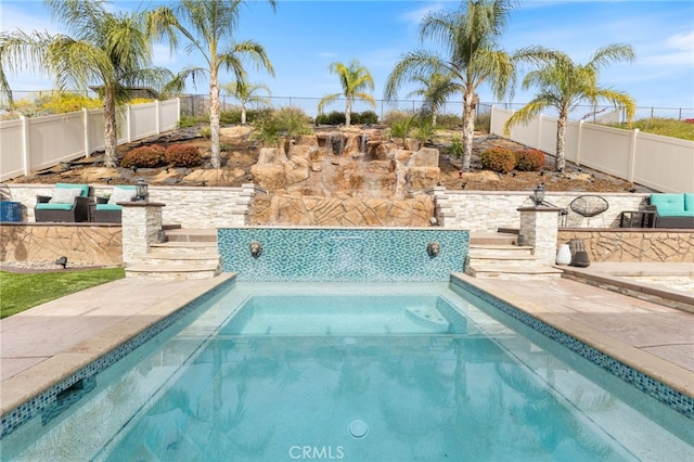 20900 Center St, Riverside, CA 92507 - view of pool featuring a fenced backyard