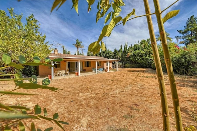 view of yard with a patio