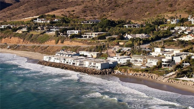 exterior space featuring a water view