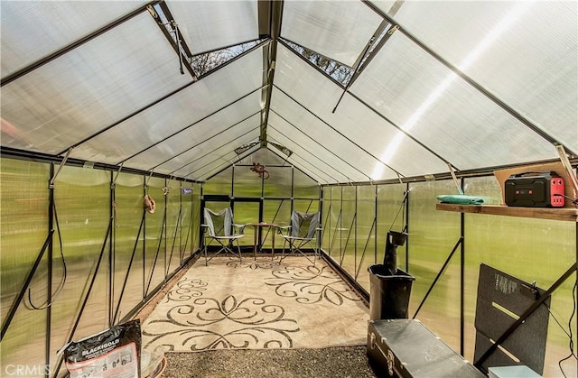 47384 Veater Ranch Rd, Coarsegold, CA 93614 - unfurnished sunroom with vaulted ceiling