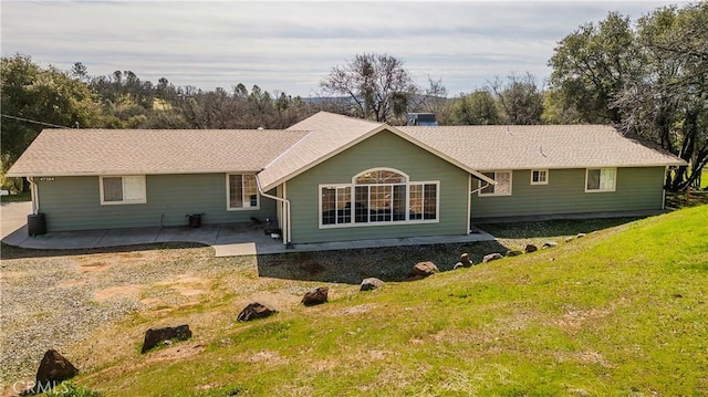 47384 Veater Ranch Rd, Coarsegold, CA 93614 - rear view of property featuring a patio and a lawn