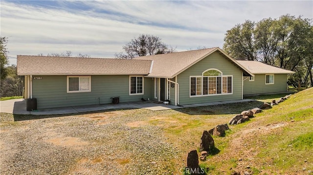 back of property featuring a patio area