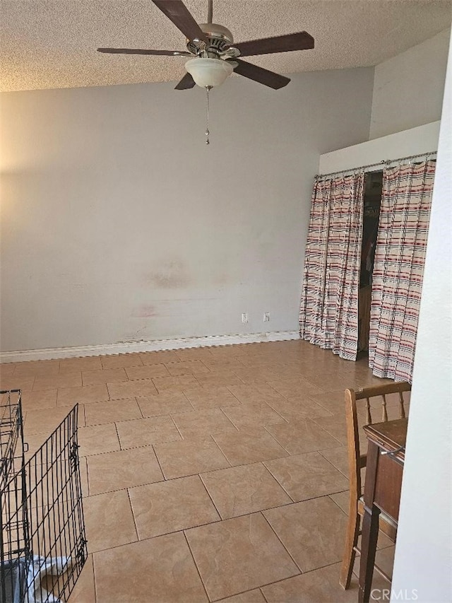 27865 Quincy St, Castaic, CA 91384 - empty room featuring ceiling fan and a textured ceiling