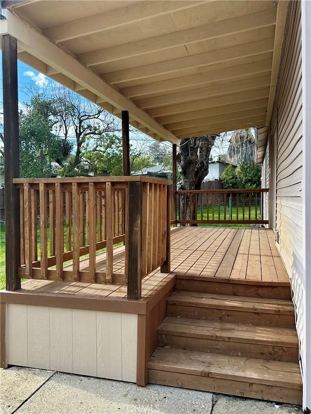 view of deck