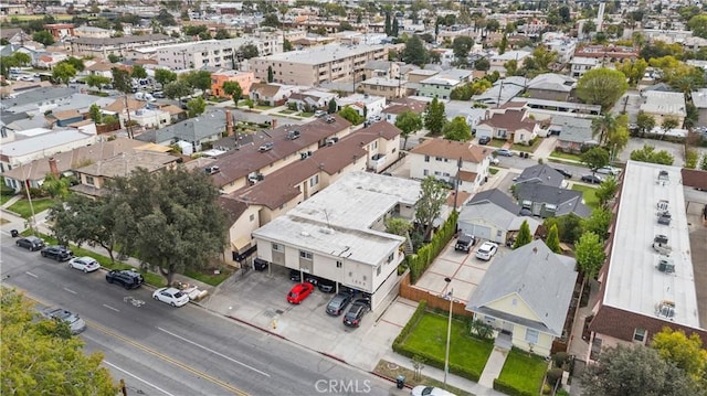 bird's eye view featuring a residential view