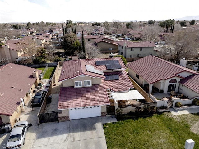 birds eye view of property featuring a residential view