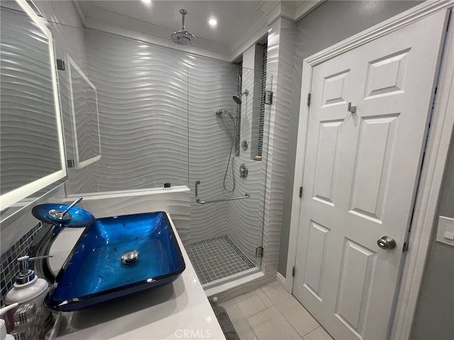 full bath featuring a stall shower