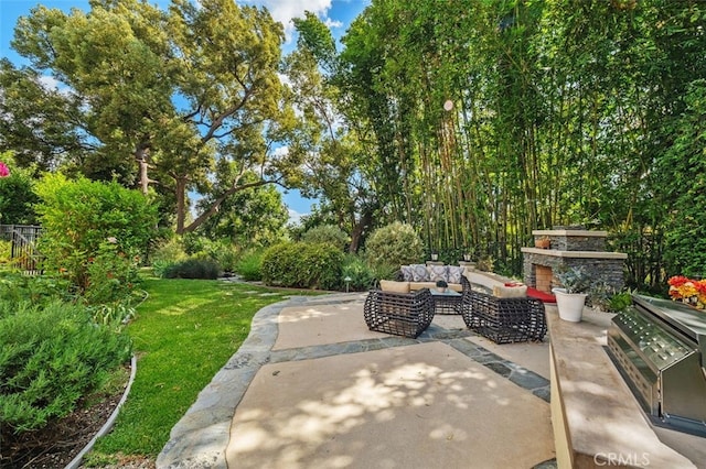 view of patio / terrace with outdoor lounge area