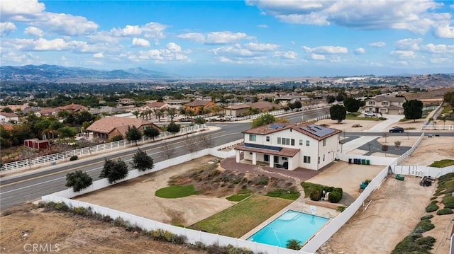 birds eye view of property featuring a residential view