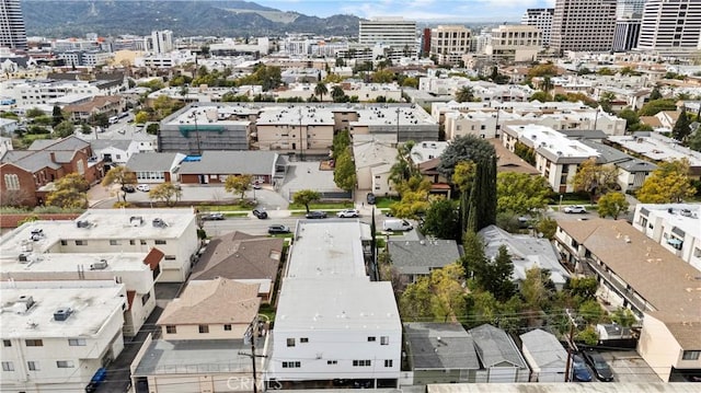 aerial view with a view of city