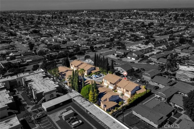 birds eye view of property featuring a residential view