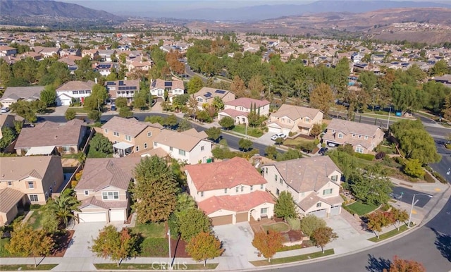 25499 Foxglove Ln, Corona, CA 92883 - birds eye view of property with a mountain view and a residential view
