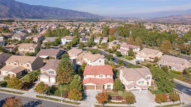 25499 Foxglove Ln, Corona, CA 92883 - bird's eye view featuring a residential view and a mountain view