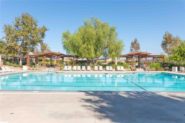 25499 Foxglove Ln, Corona, CA 92883 - community pool featuring a pergola and a patio