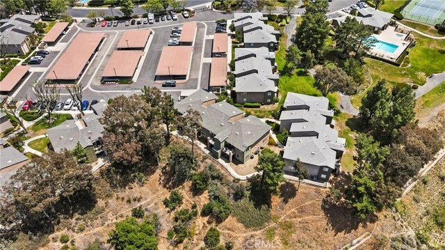 2568 Avenida Del Vis Unit 203, Corona, CA 92882 - aerial overview of property's location featuring nearby suburban area and a pool