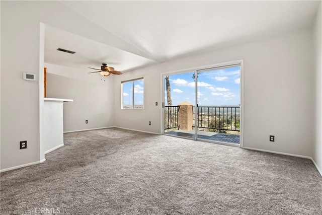 2568 Avenida Del Vis Unit 203, Corona, CA 92882 - carpeted spare room with a ceiling fan and baseboards