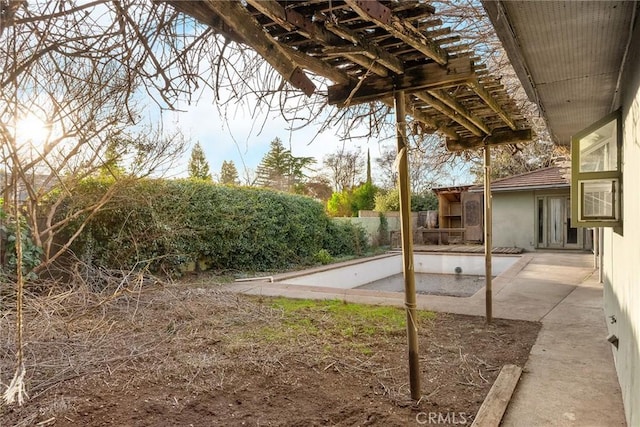 view of yard featuring a patio area