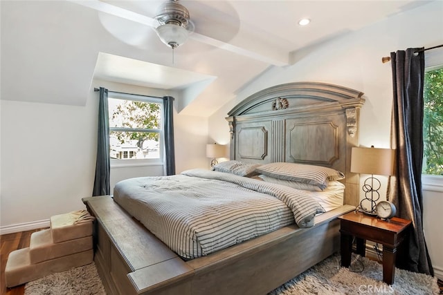 4816 Atoll Ave, Sherman Oaks, CA 91423 - bedroom with wood finished floors, recessed lighting, and a ceiling fan