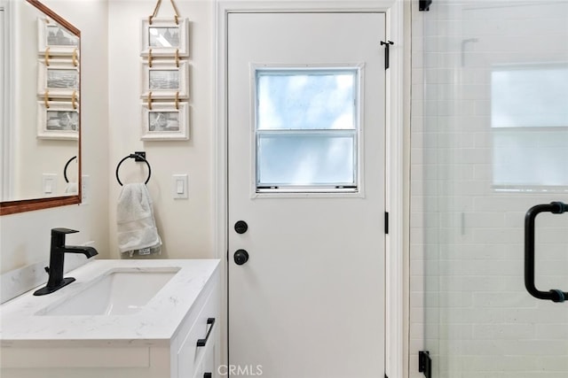 4816 Atoll Ave, Sherman Oaks, CA 91423 - bathroom featuring vanity and a shower stall