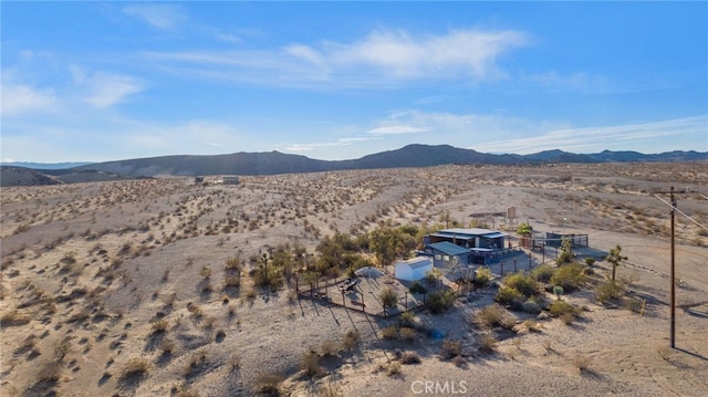 property view of mountains featuring view of desert