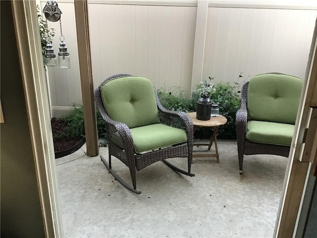 view of sitting room