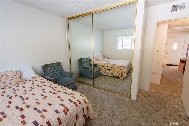 3648 Mira Pacific Dr, Oceanside, CA 92056 - bedroom with carpet floors, a closet, and visible vents