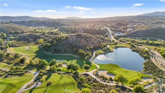 12364 Palmer Dr, Moorpark, CA 93021 - bird's eye view with a water and mountain view and golf course view