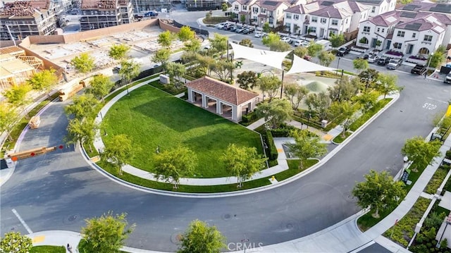 aerial view featuring a residential view