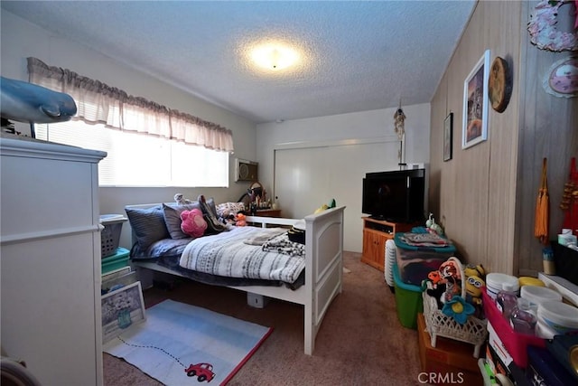 428 N Garfield Ave, Alhambra, CA 91801 - carpeted bedroom with a textured ceiling