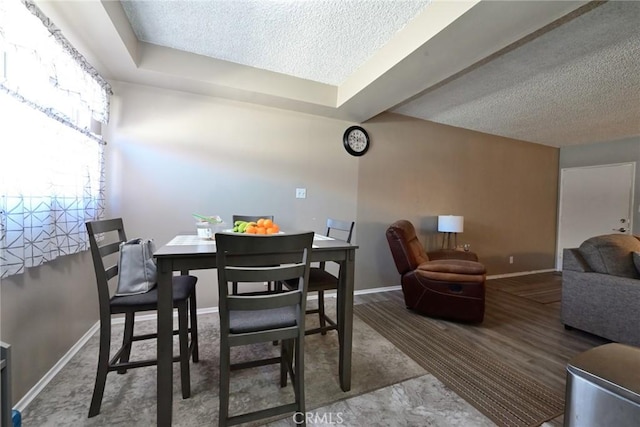 428 N Garfield Ave, Alhambra, CA 91801 - dining area with baseboards and a textured ceiling