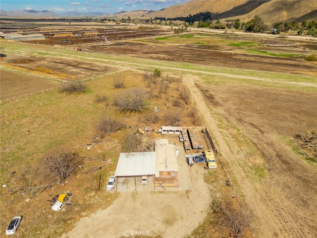 39190 Record Rd, San Jacinto, CA 92583 - drone / aerial view with a mountain view and a rural view