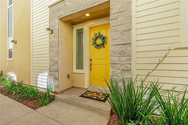 view of entrance to property