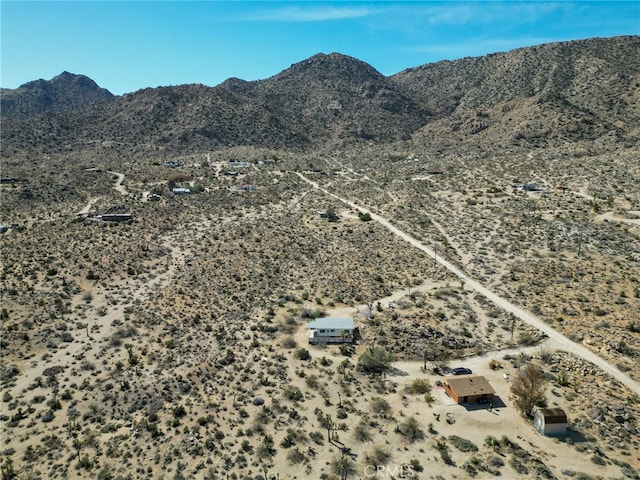 property view of mountains featuring view of desert