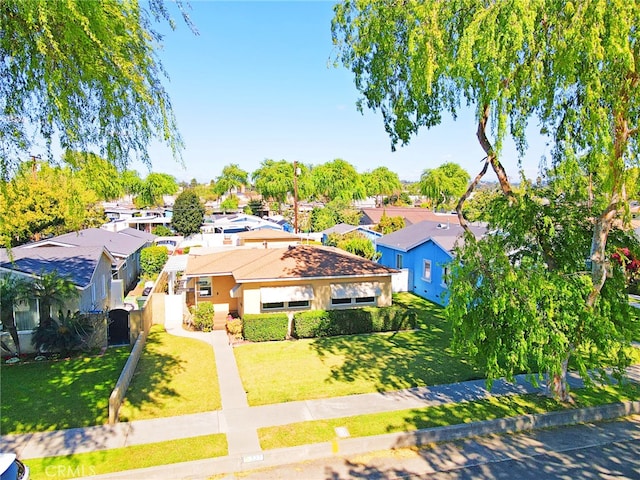 birds eye view of property featuring a residential view