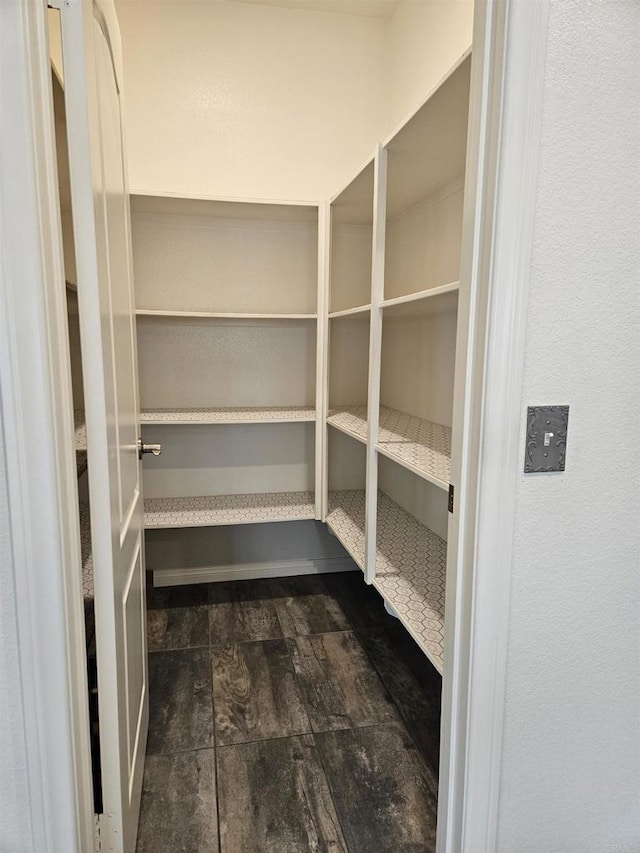 view of storage area