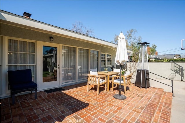 view of patio / terrace with outdoor dining area