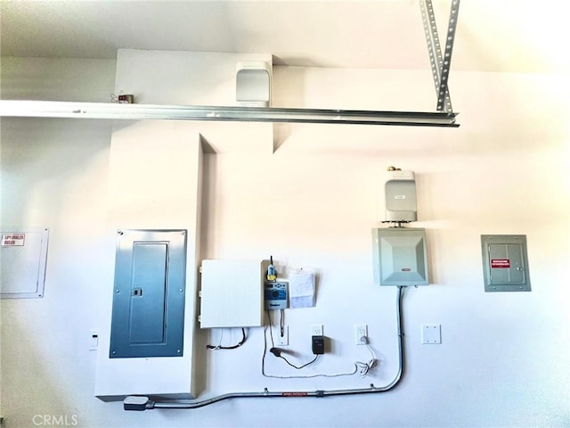 utility room featuring electric panel