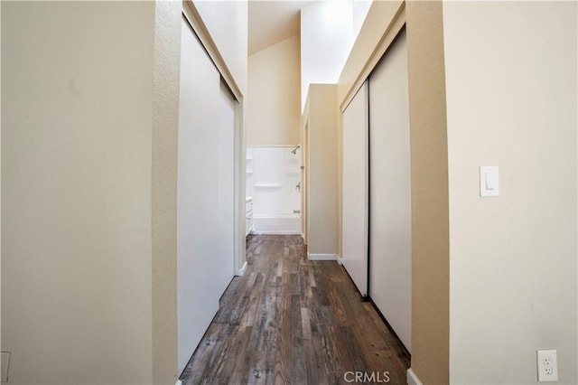 3690 S Bear St Unit 5, Santa Ana, CA 92704 - hall featuring wood finished floors