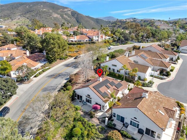 1268 Via, San Jacinto, San Marcos, CA 92078 - aerial perspective of suburban area with a mountain backdrop