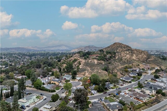 3269 Highcliff Rd, Riverside, CA 92506 - view of property location with a mountainous background and nearby suburban area