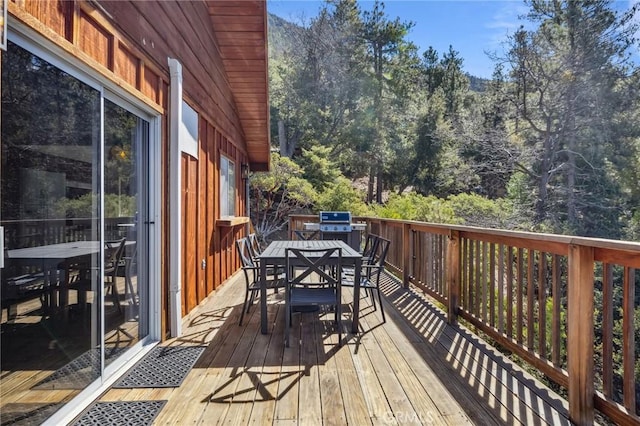 24950 Roble Dr, Idyllwild, CA 92549 - deck with outdoor dining area